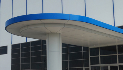 Ốp cột nhôm
